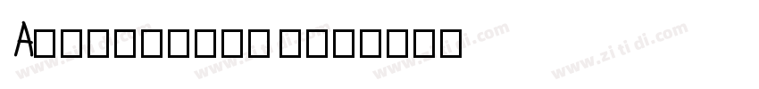 A-欧特福jomin std字体转换